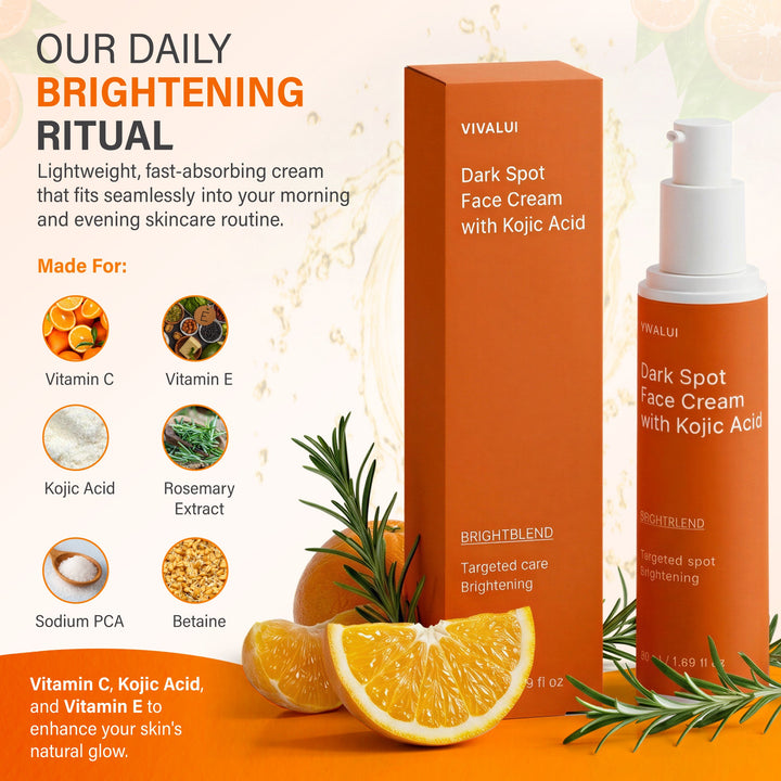 Dark Spot Face Cream with Kojic Acid Vitamin C