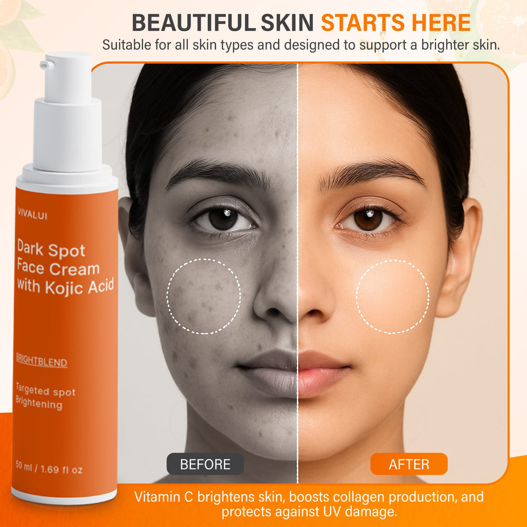 Dark Spot Face Cream with Kojic Acid Vitamin C