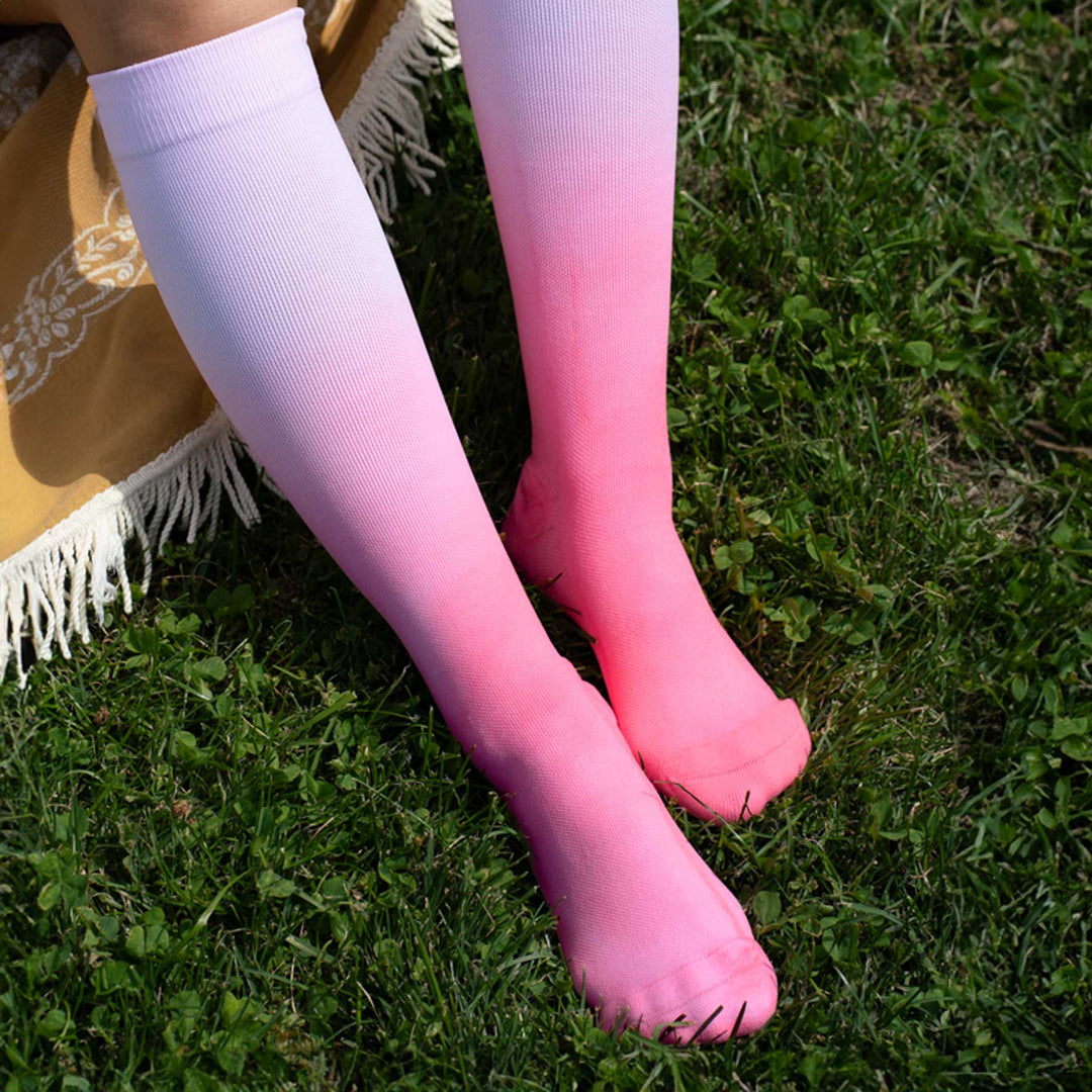 Knee-High Compression Socks - Ombre