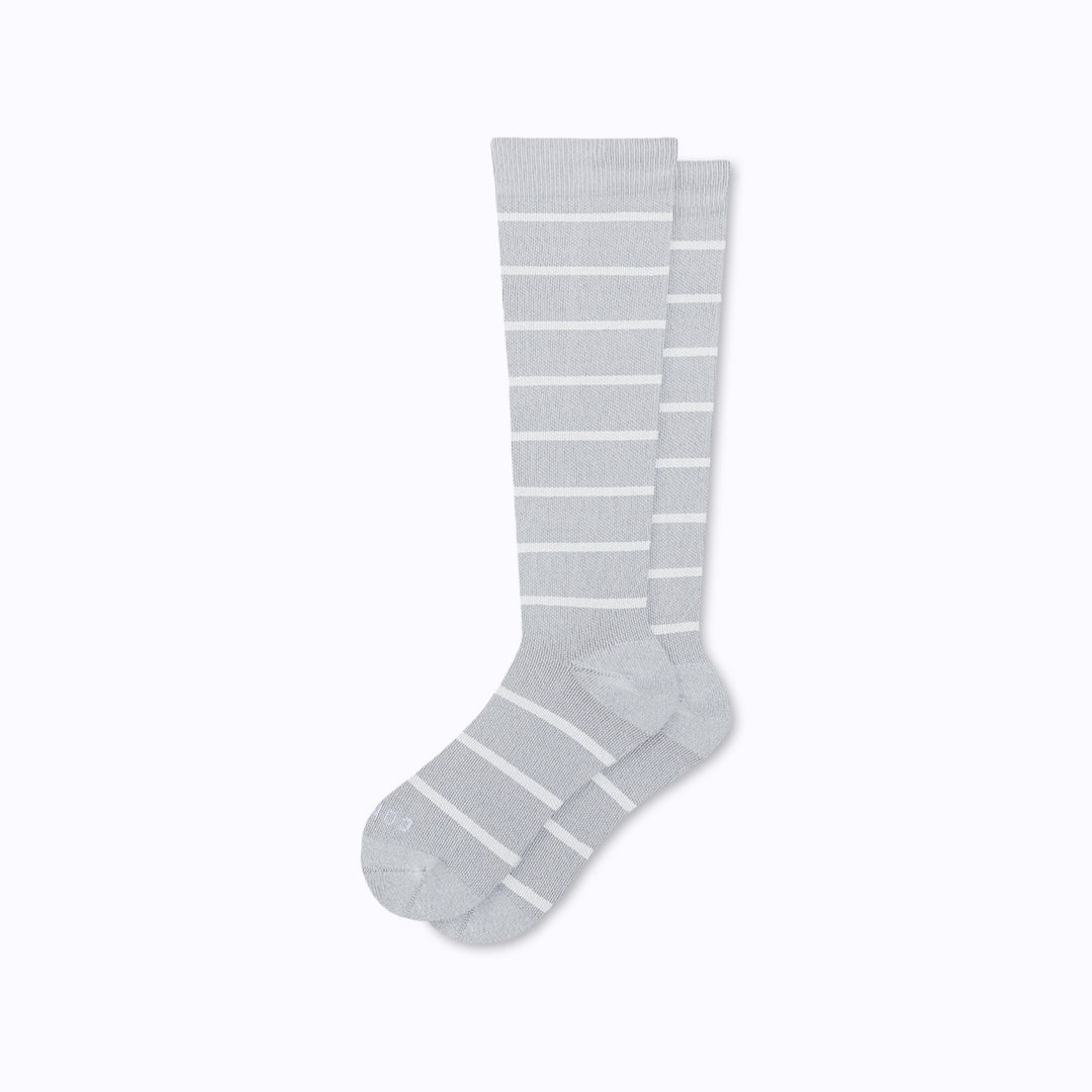 Knee-High Compression Socks - Stripes (20-30 mmHg)