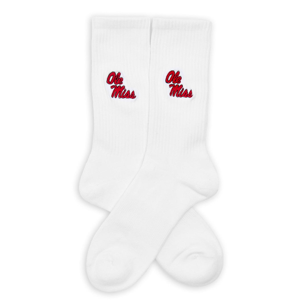 Ole Miss Campus Crew Socks