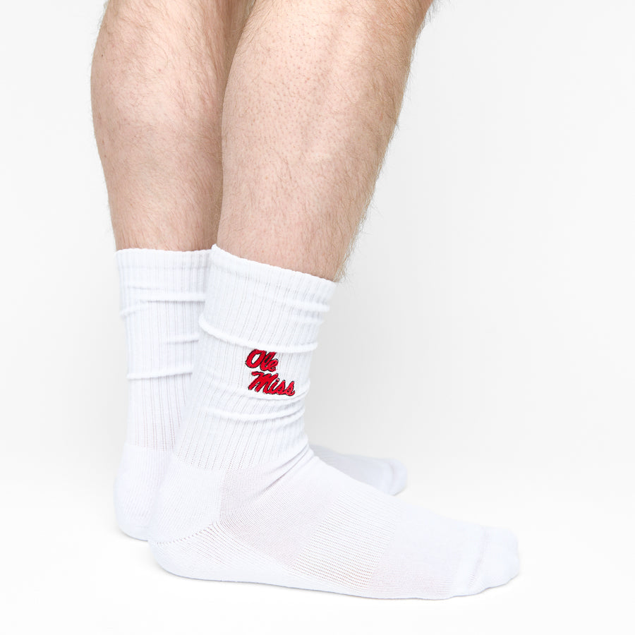 Ole Miss Campus Crew Socks