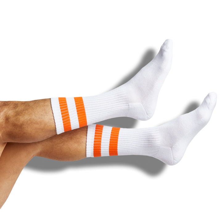 Purple / Orange Casual Socks 4 Pack