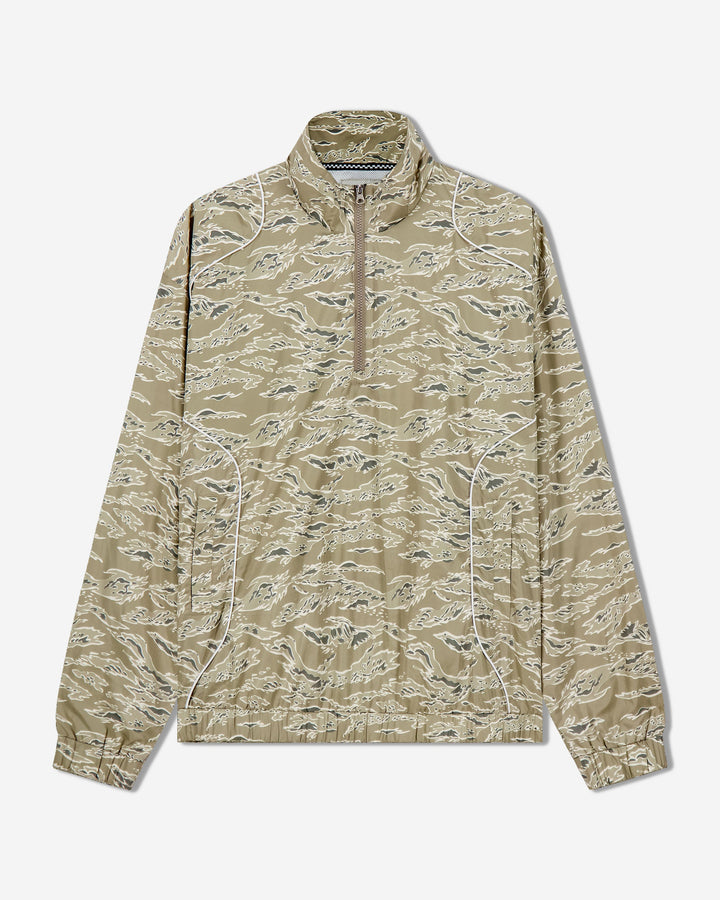 Pullover Piped QTR ZIP - Tiger Camo