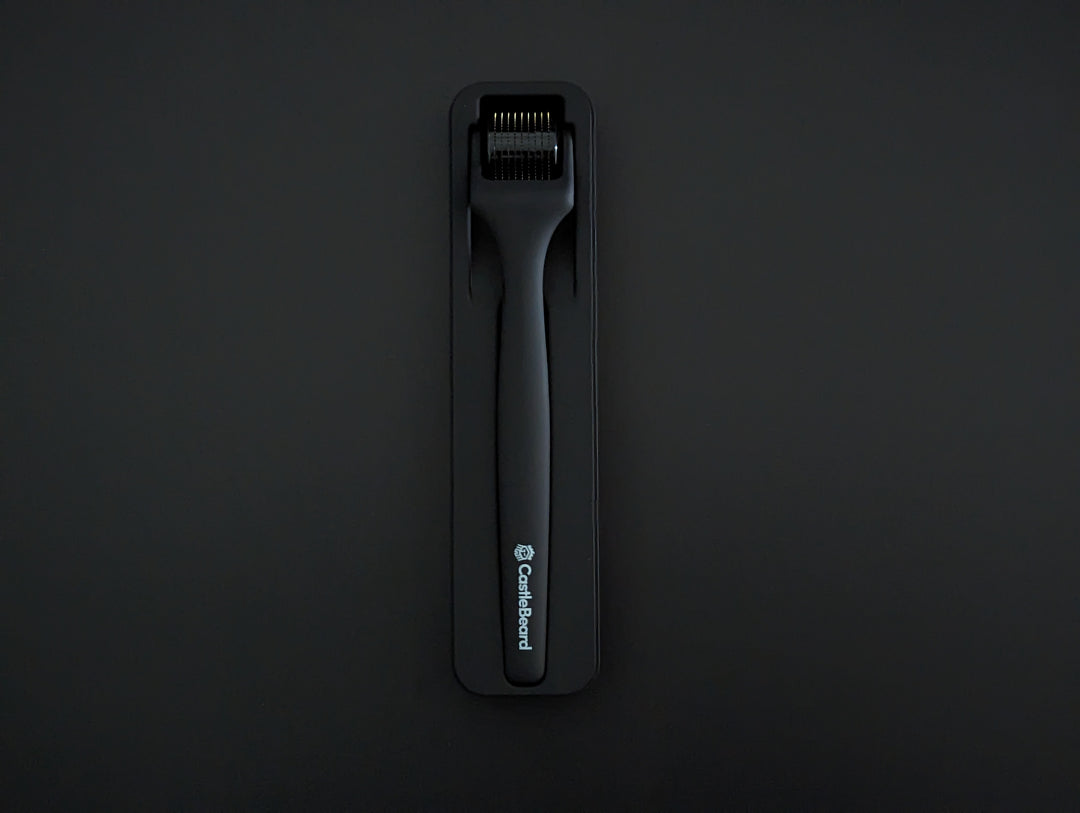 Titanium Microneedle Derma roller for Beard Growth & Care Kit Treatment Tool