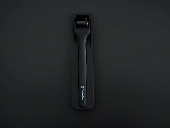 Titanium Microneedle Derma roller for Beard Growth & Care Kit Treatment Tool