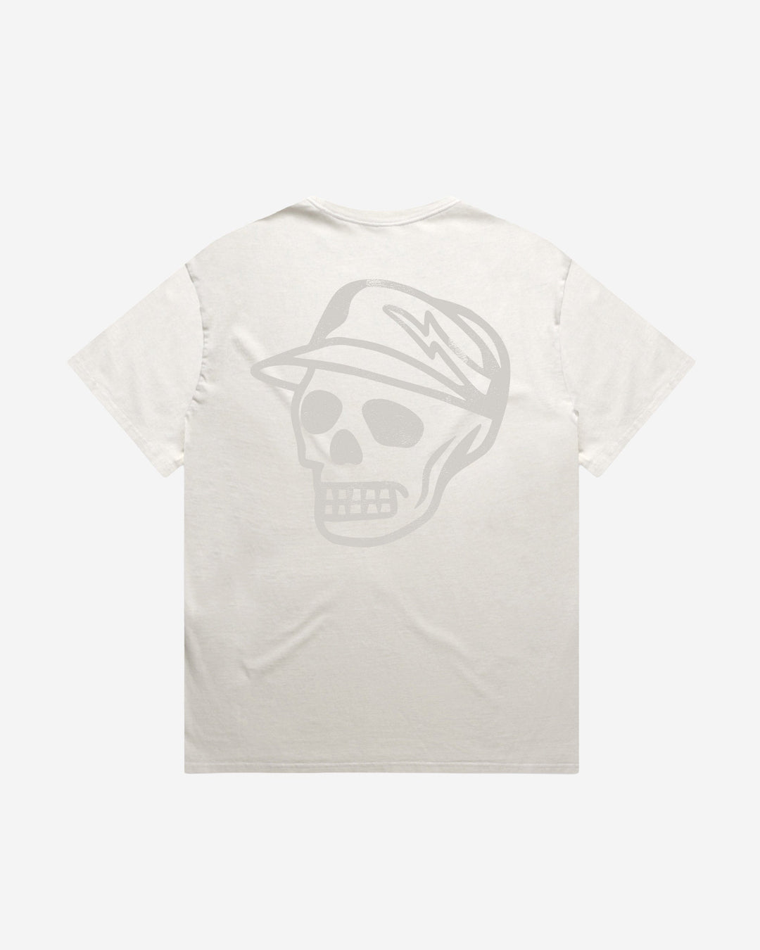 Faded Skull Caddie Tee - Faded Bone