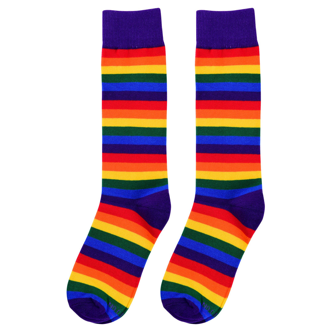 Rainbow Striped Socks