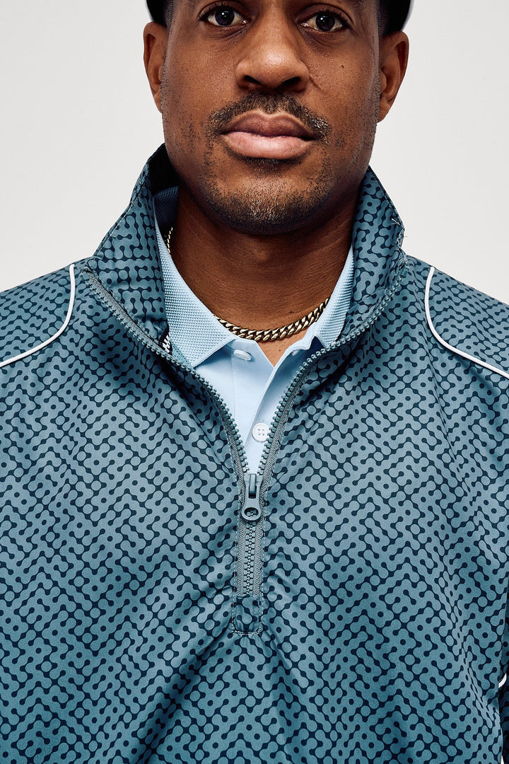 Pullover Piped QTR Zip - Western Sky Labyrinth