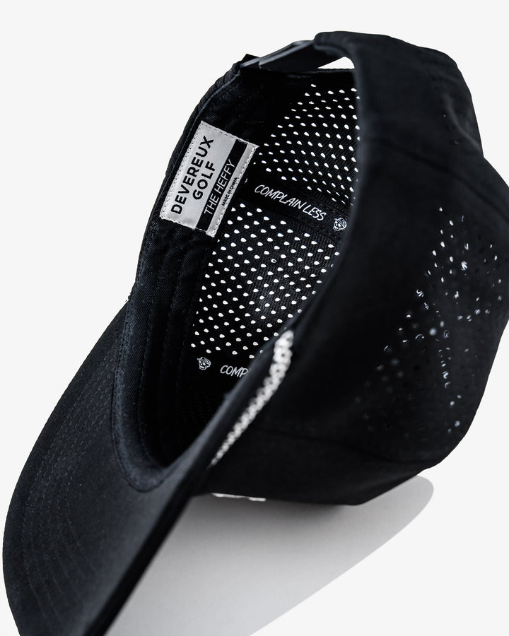 Skull Caddie Performance Rope Hat - Black