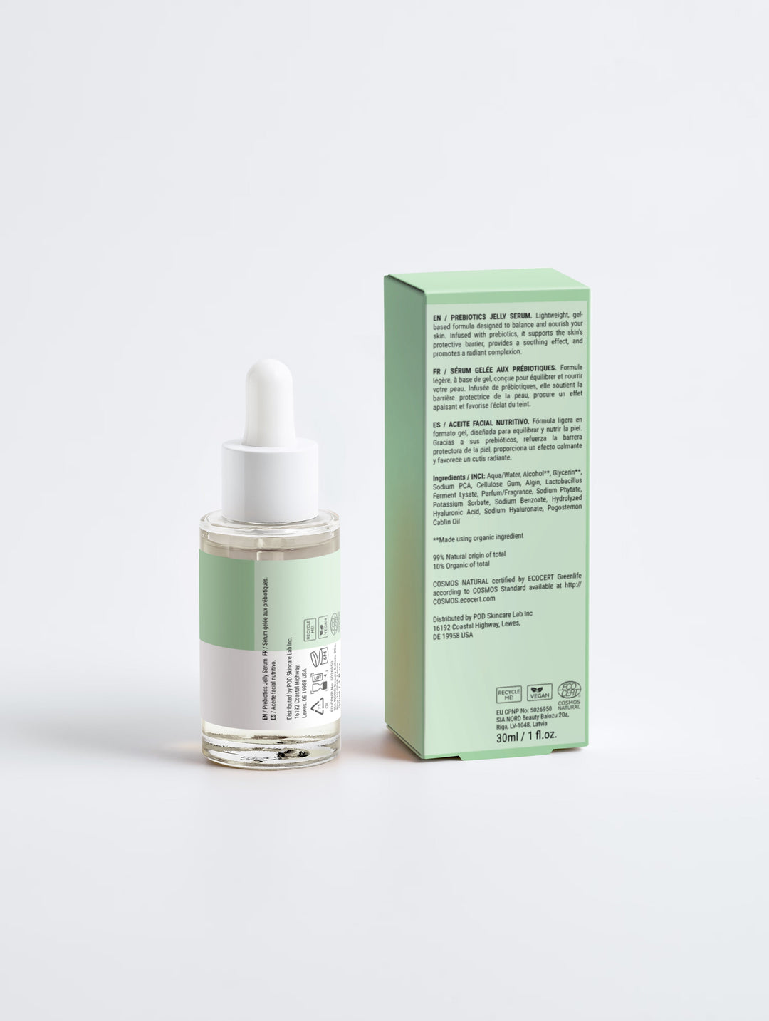 Bioactive Prebiotic Barrier Support Face Jelly Serum