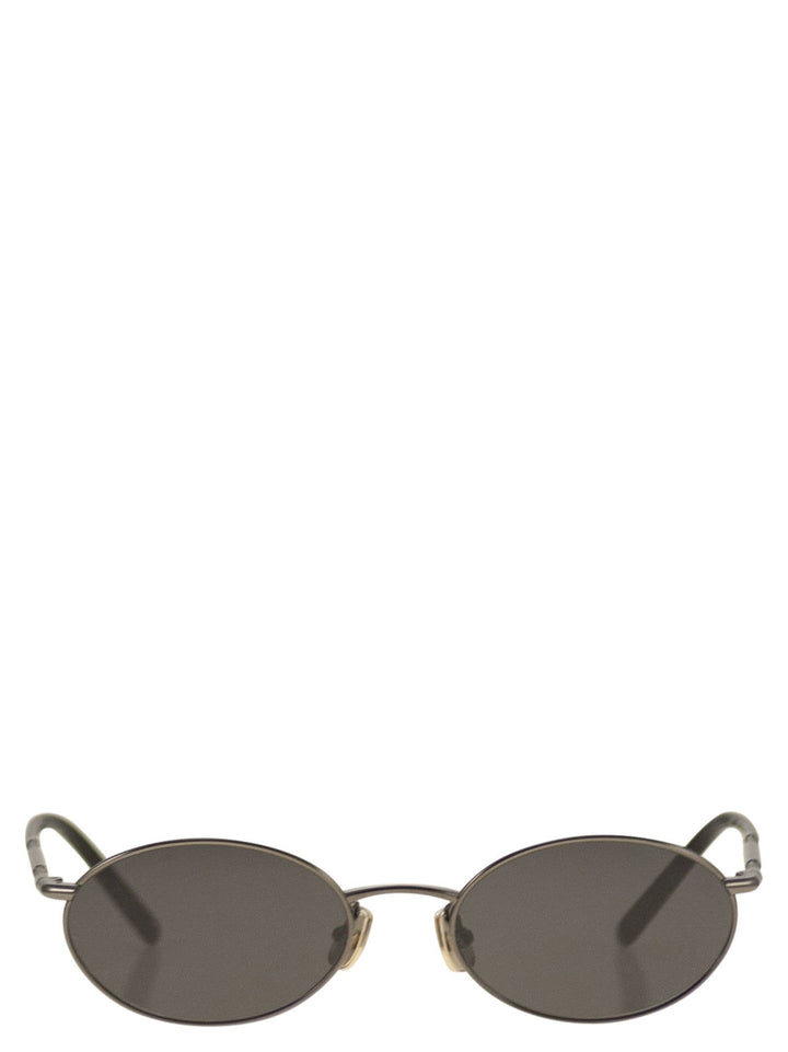 Brunello Cucinelli Unisex Timeless Reflections Sunglasses In Titanium