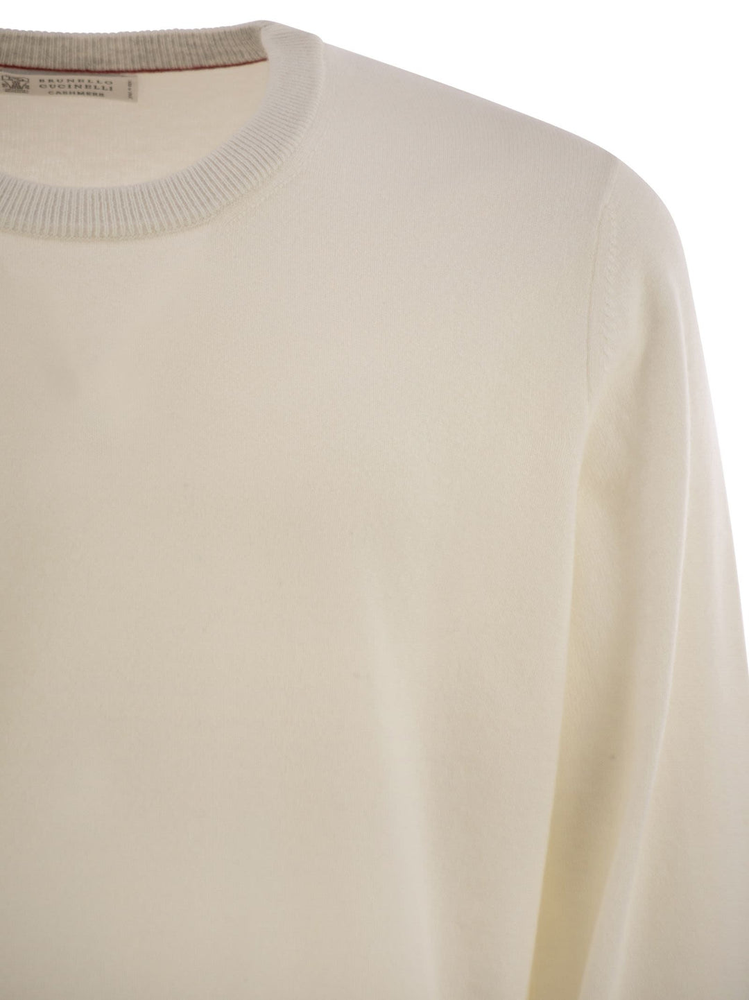 Brunello Cucinelli Men Pure Cashmere Crew-Neck Sweater