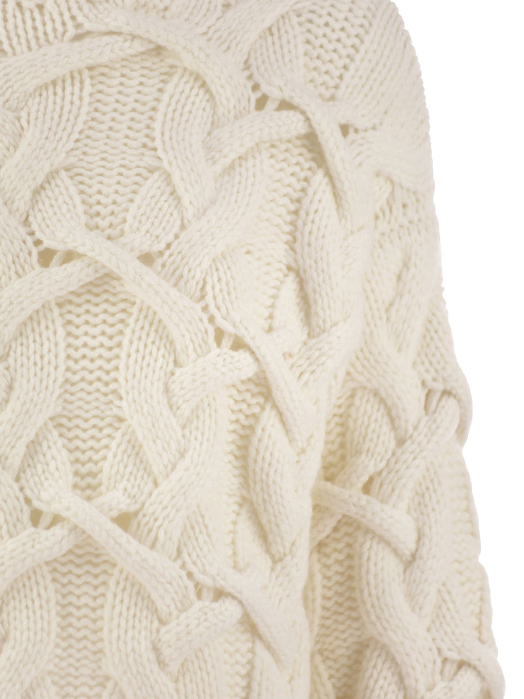 Brunello Cucinelli Women Braided High-Necked Cashmere Sweater