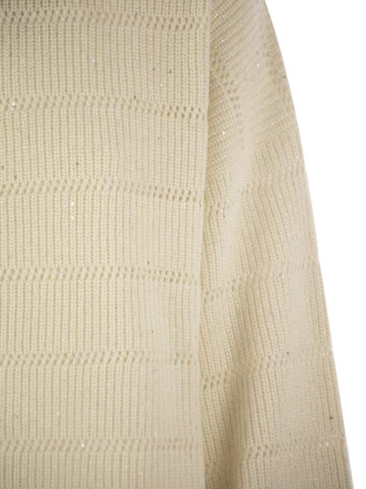 Brunello Cucinelli Women Cashmere And Wool Crew-Neck Sweater