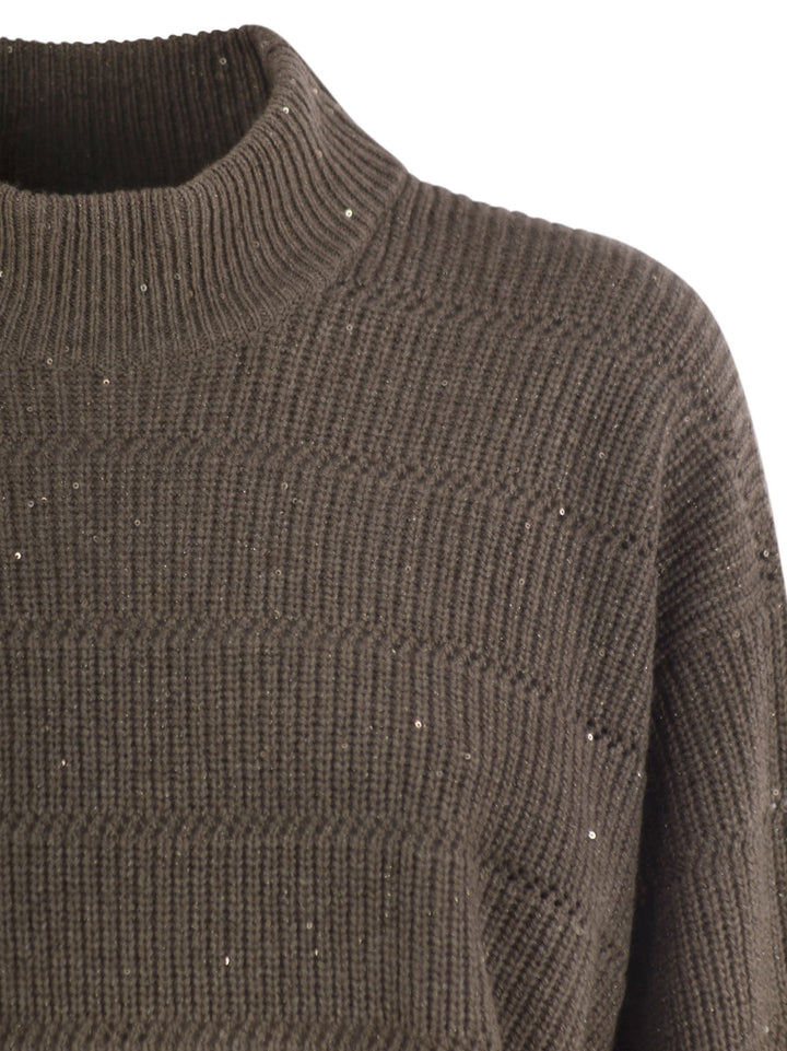 Brunello Cucinelli Women Cashmere And Wool Turtleneck Sweater