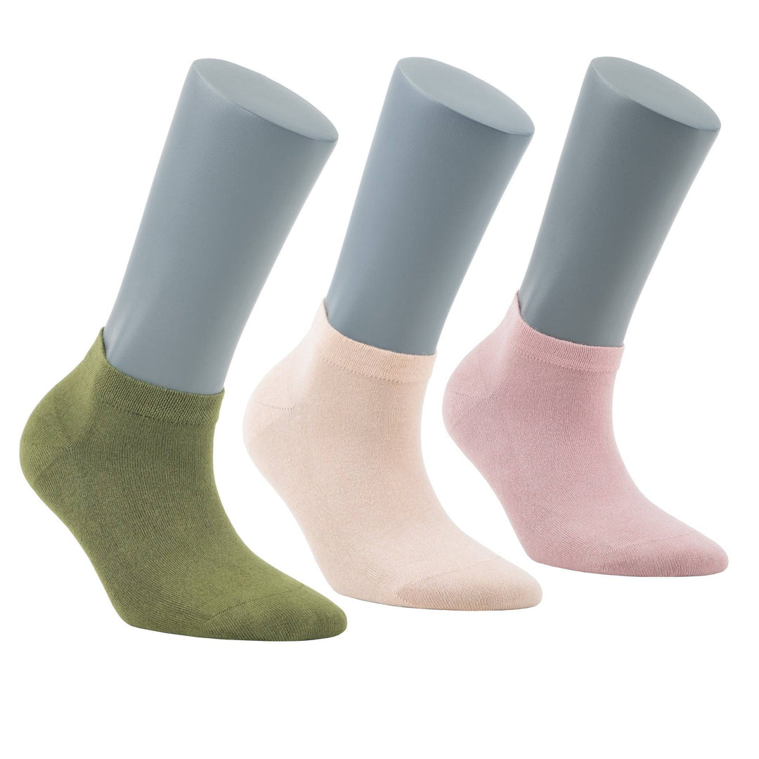 Women’s Bamboo Ankle Socks 12-Pack, Garden Mix