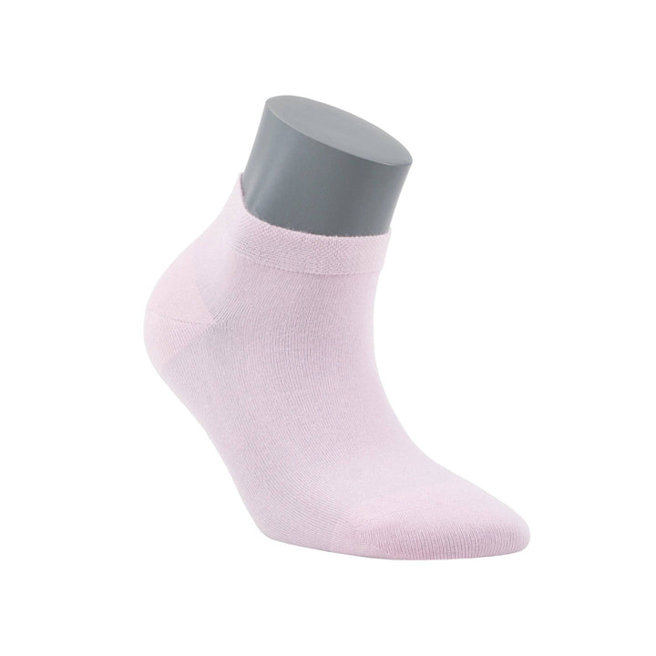 Women’s Bamboo Ankle Socks 6-Pack, White, Blush & Black
