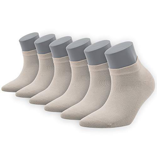 Men's & Women's Bamboo Ankle Socks 6-Pack