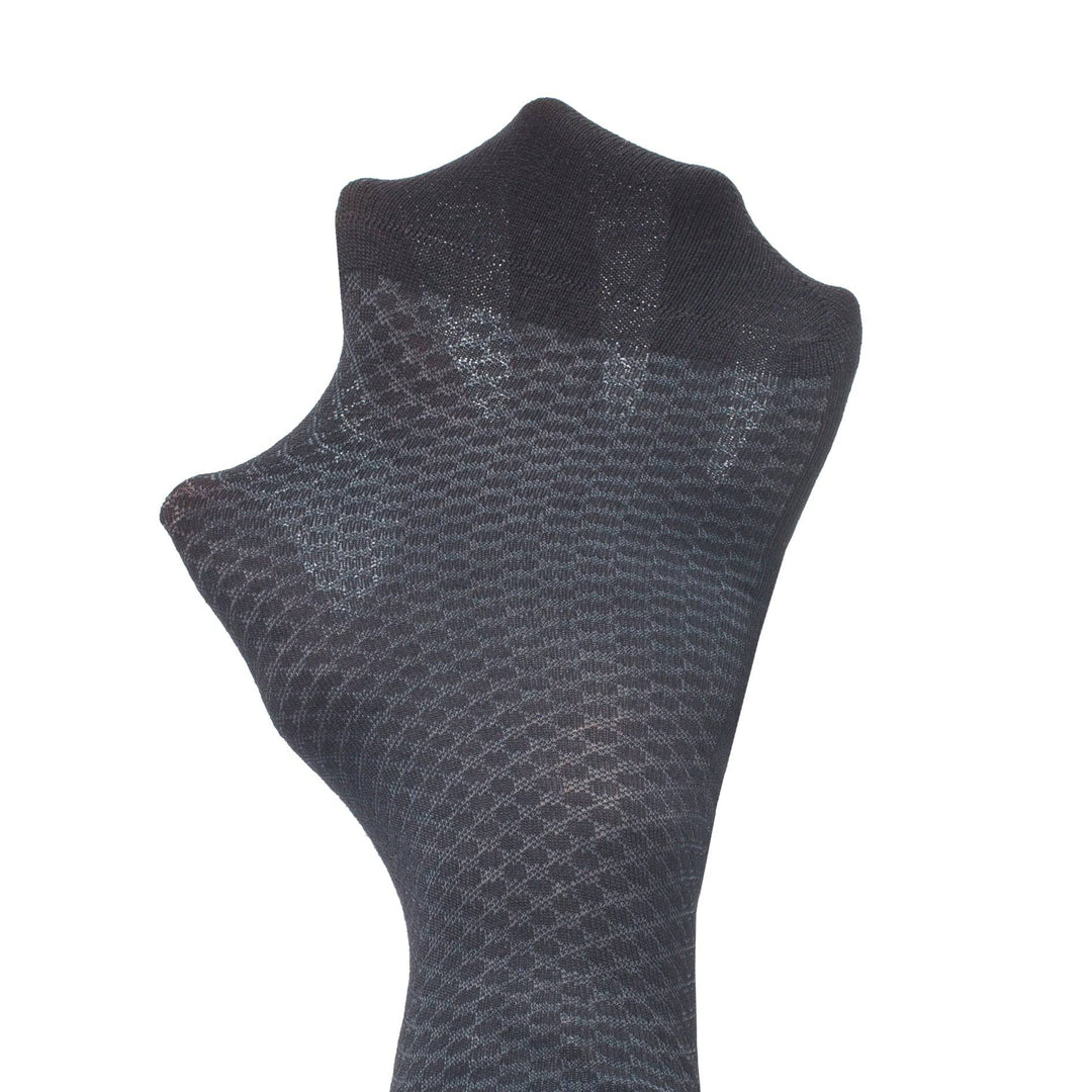Men’s Bamboo Dress Socks 3-Pack, Ribbed, Slate & Navy