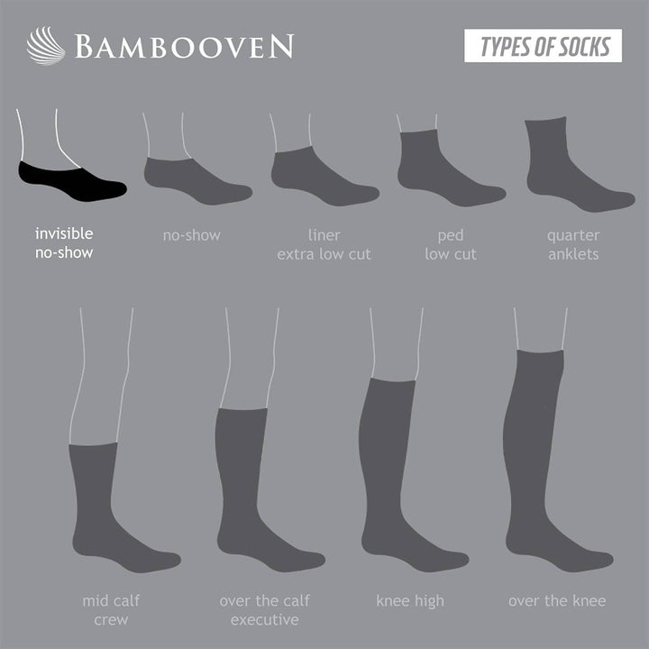 Women’s Bamboo No-Show Socks 6-Pack, White, Pink & Black