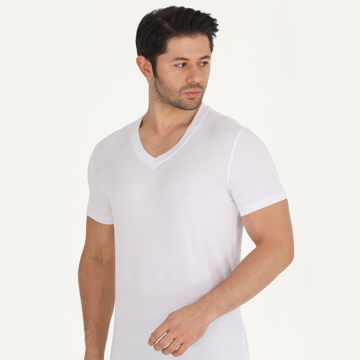 Men’s Bamboo V-Neck Undershirts 3-Pack