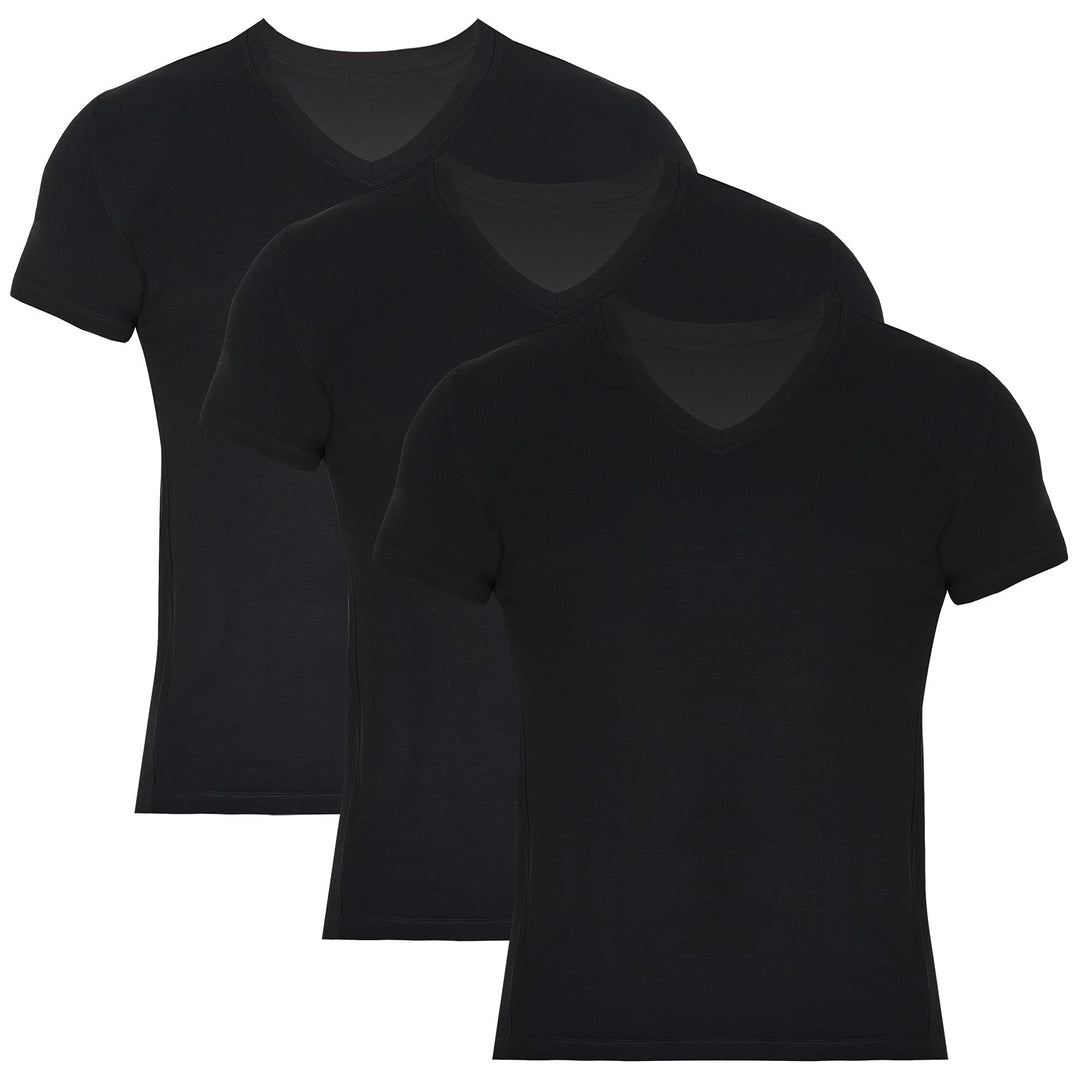 Men’s Bamboo V-Neck Undershirts 3-Pack