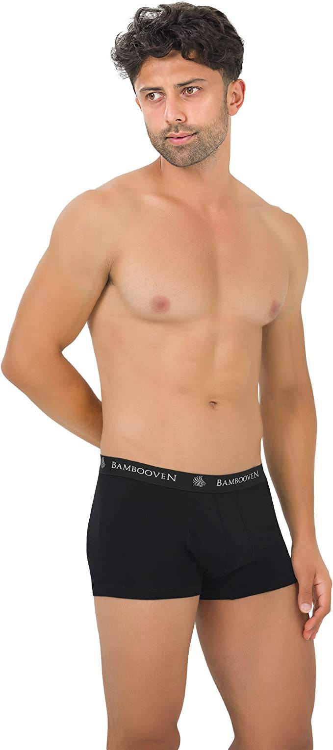 Men’s Bamboo Trunks with Pouch 4-Pack
