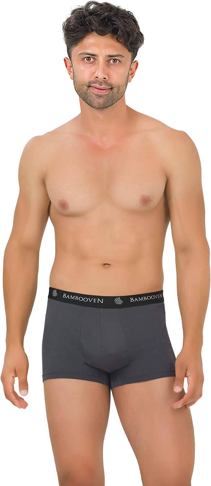 Men’s Bamboo Trunks with Pouch 4-Pack