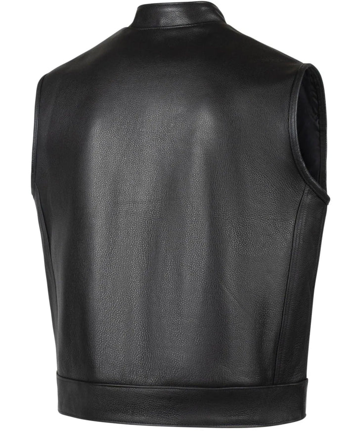 BECK® 566 Horsehide Motorcycle Vest — Black