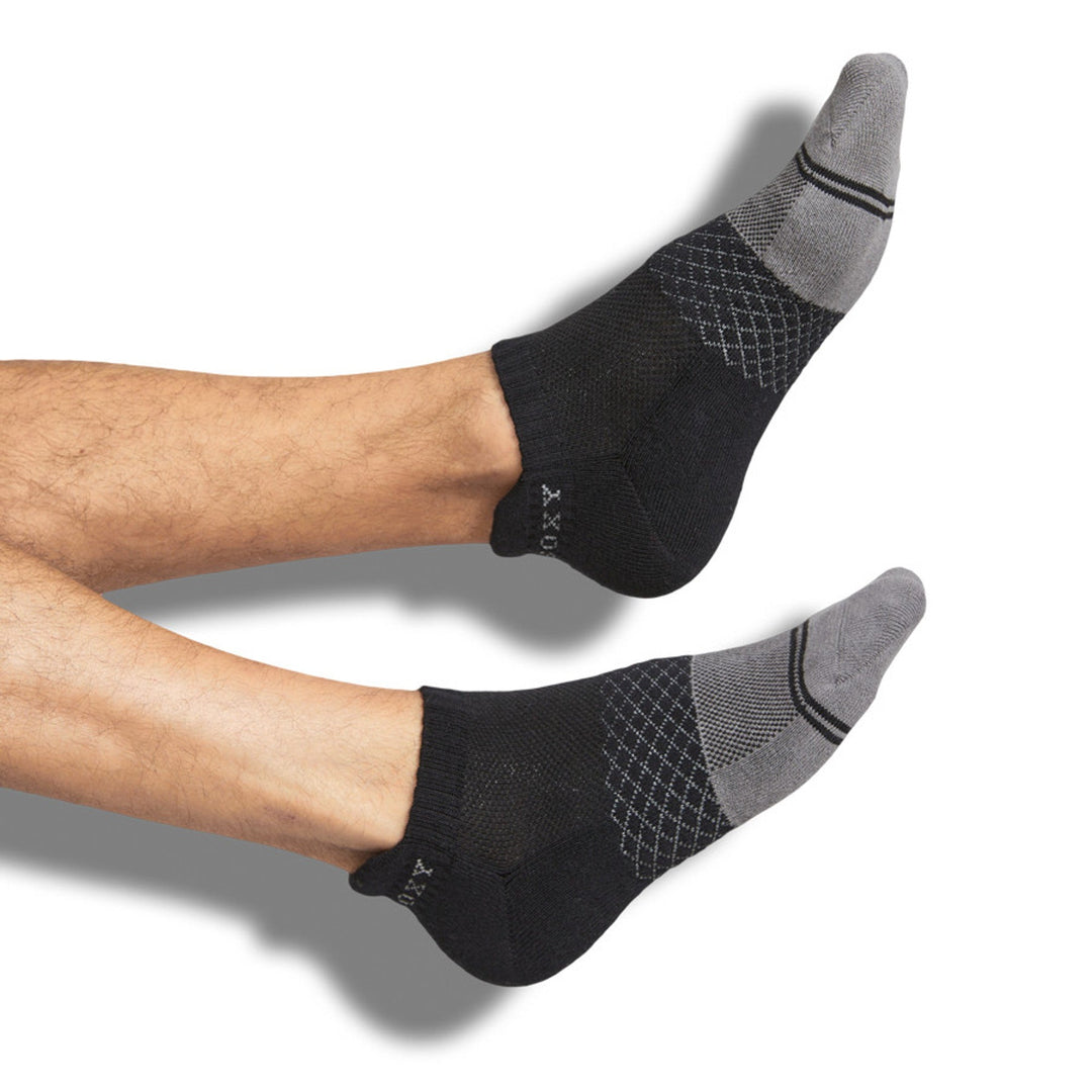 Black and White Ankle Socks 2-Pack