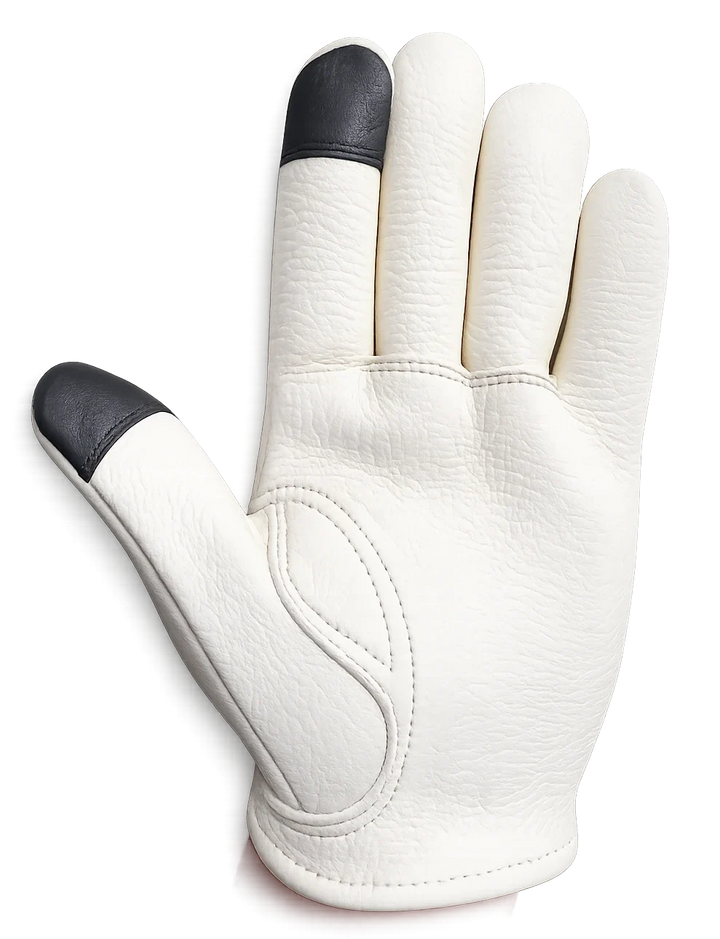 Cadbury White Touchscreen Gloves