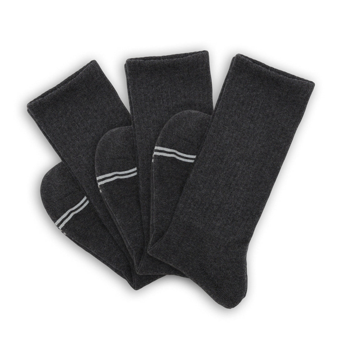 Charcoal Casual Crew 3-Pack