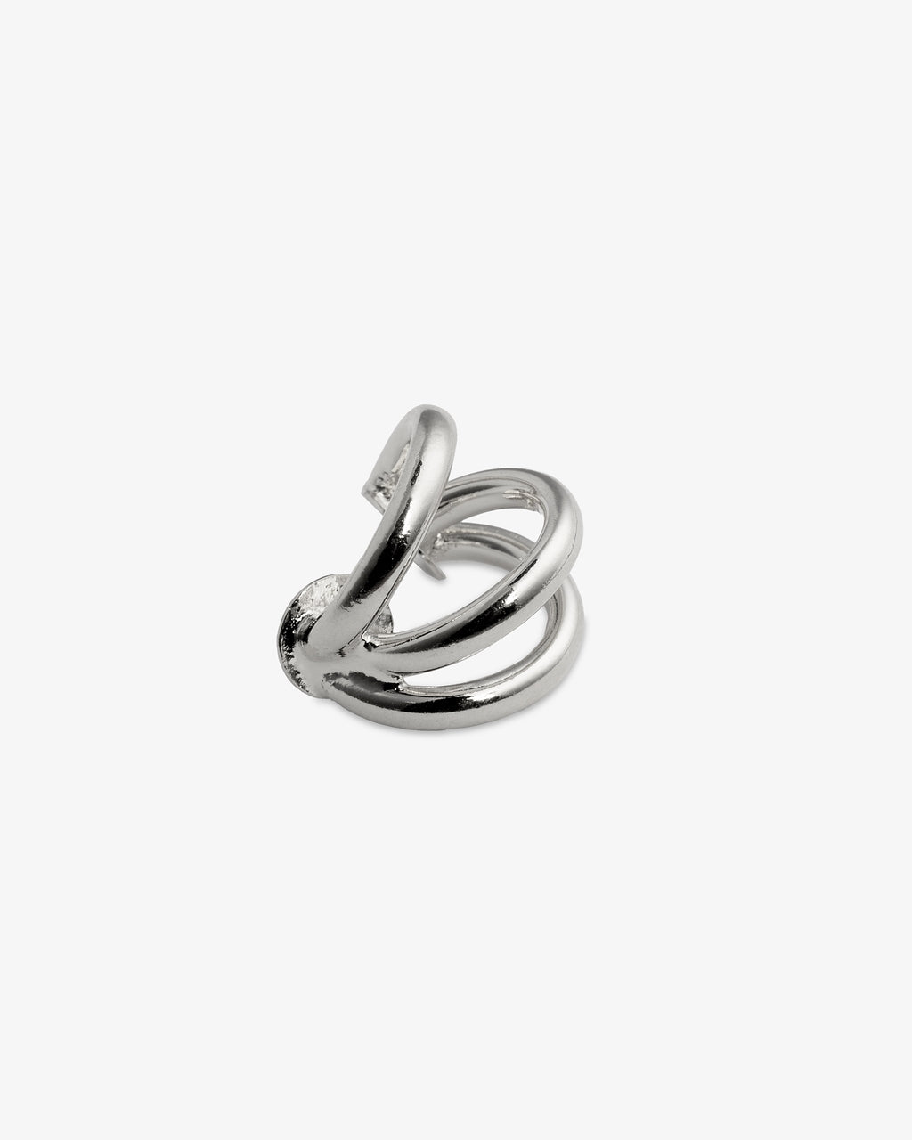 Ellen Sculptural Triple Loop Gold Ear Cuff