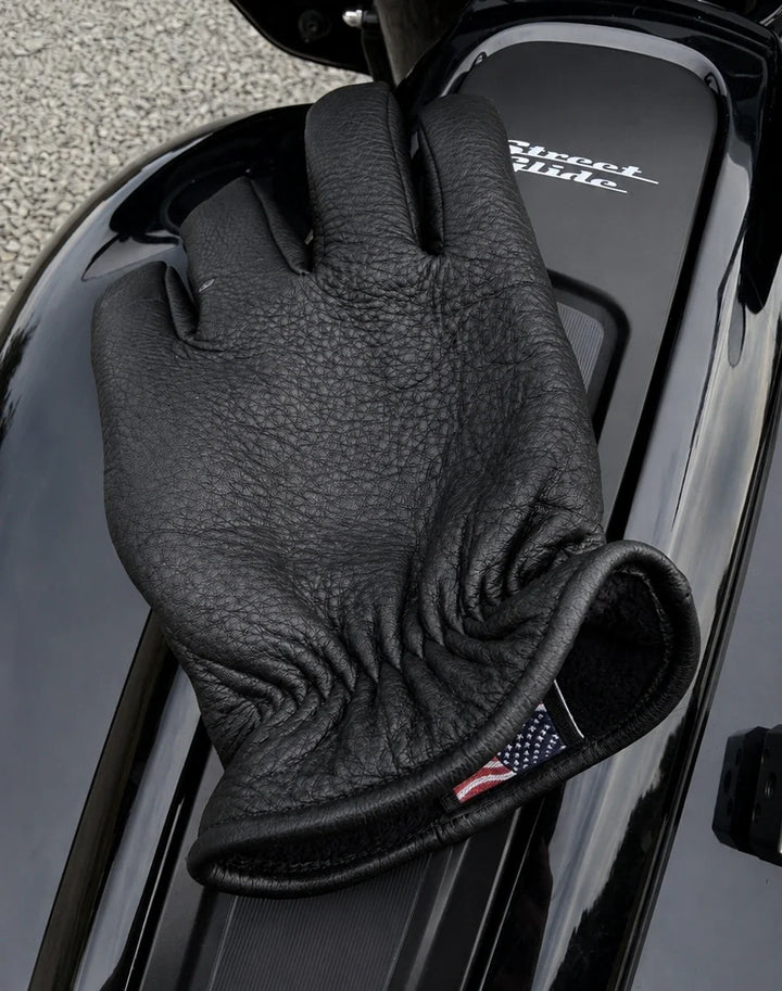 Fleece-Lined Deerskin Gloves