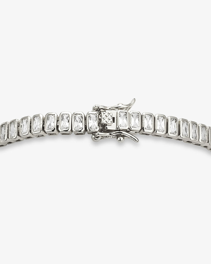 Laura Gold Emerald-Cut CZ Tennis Bracelet
