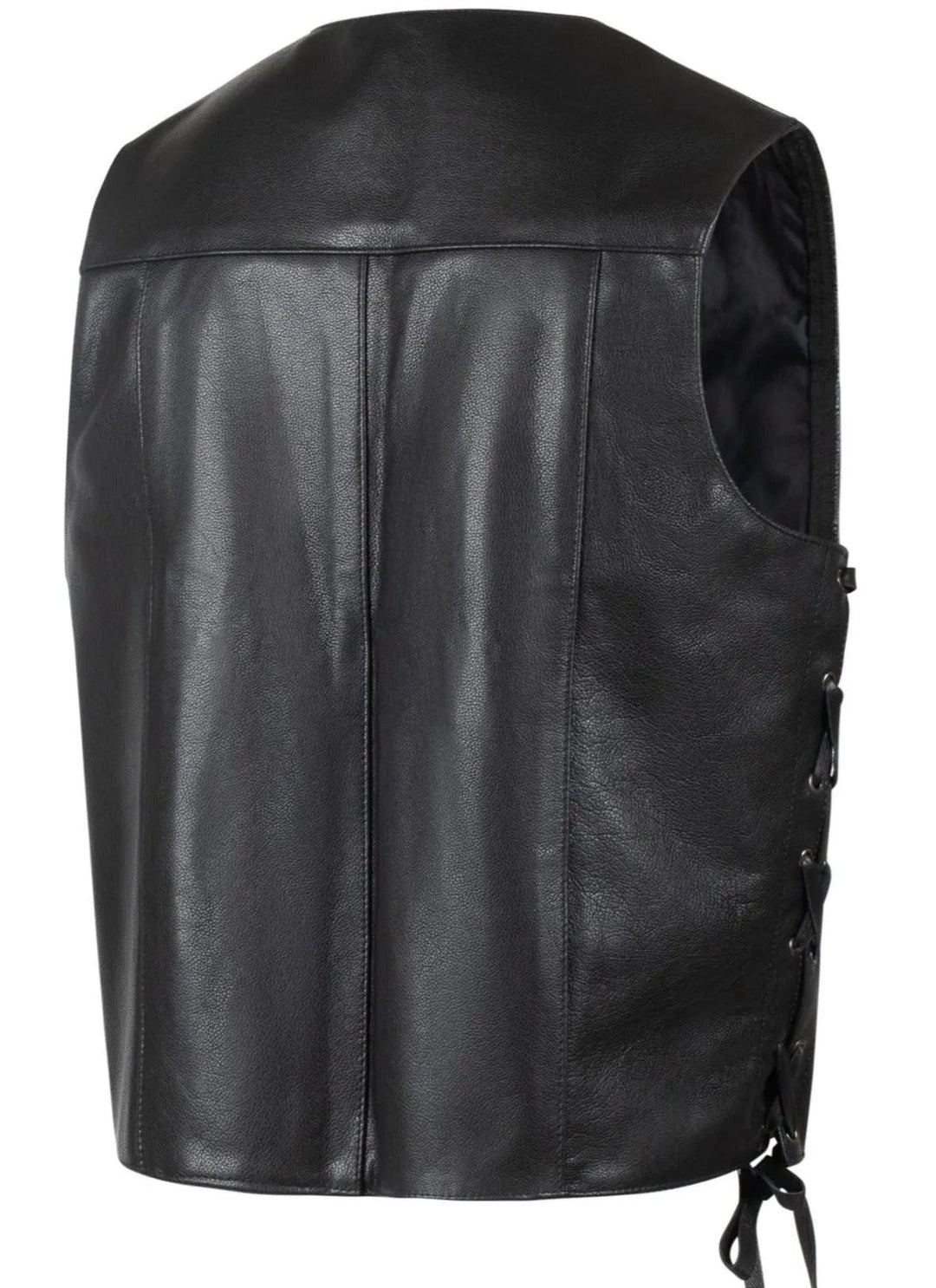 Legendary Dixon Men's Leather Motorcycle Vest