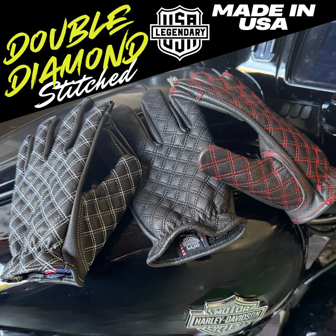 Double-Diamond Touchscreen Gloves