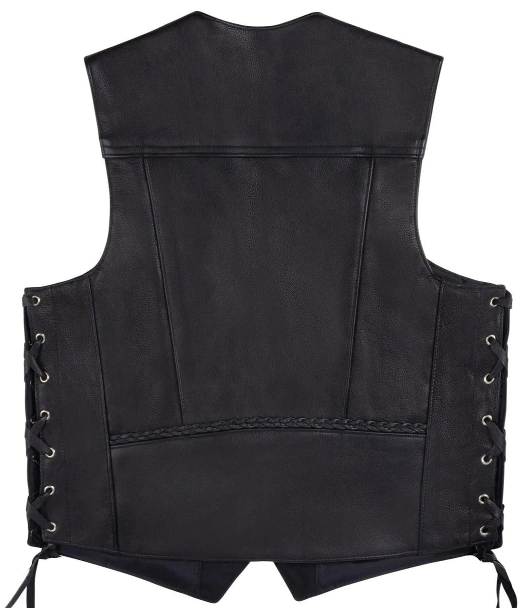 Legendary Gunslinger Men's Leather Vest