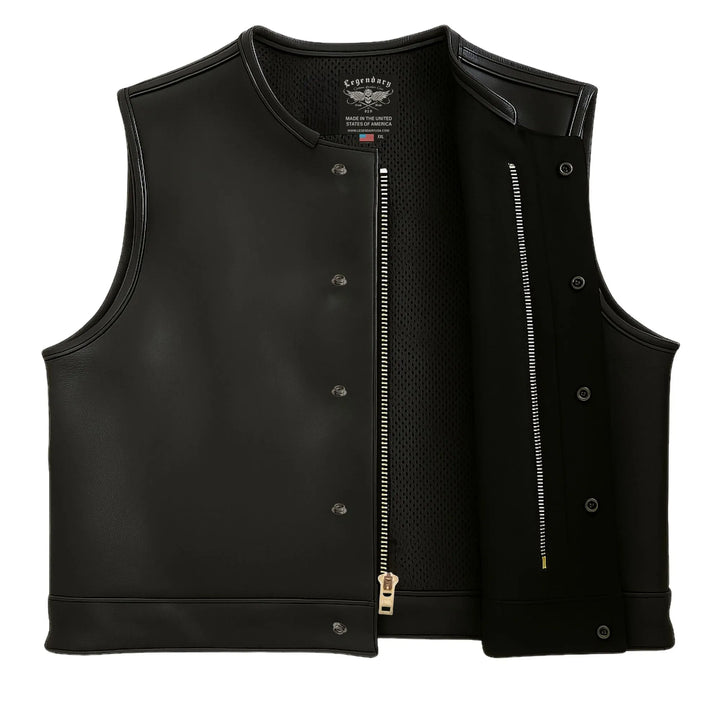 Legendary LowLife NOP Black Leather Club Vest