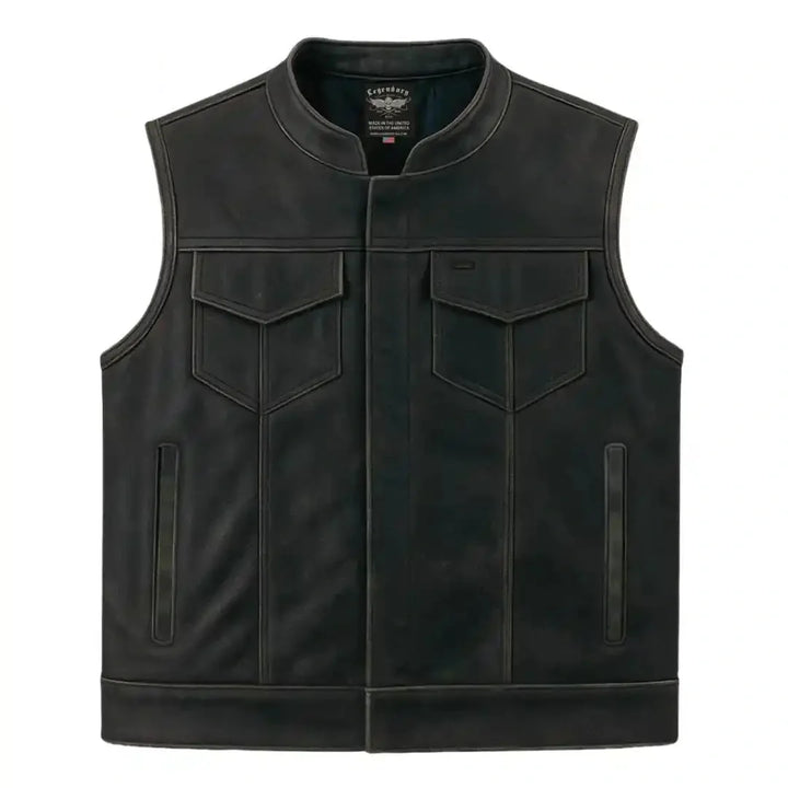Legendary Reckless Outlaw Aged Leather Vest