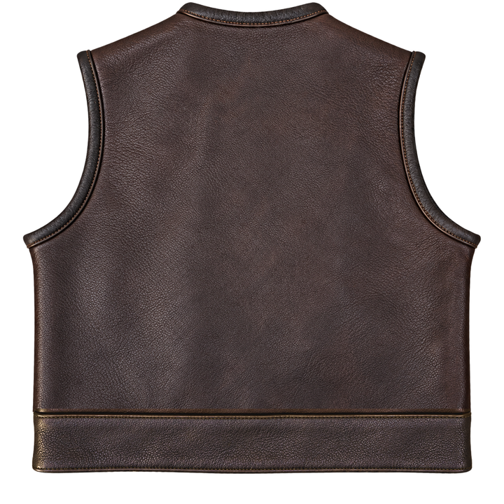 Legendary LowLife NOP Dark Chocolate Leather Vest