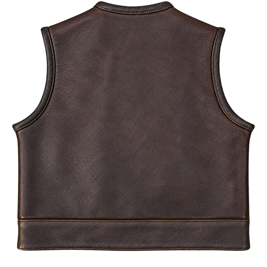 Legendary LowLife NCP Dark Chocolate Leather Vest