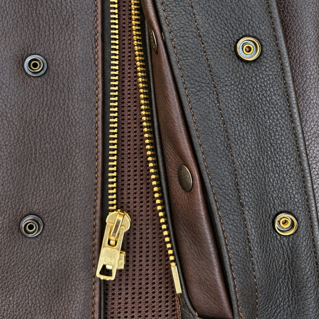 Legendary Lowlife Z Dark Chocolate Leather Vest