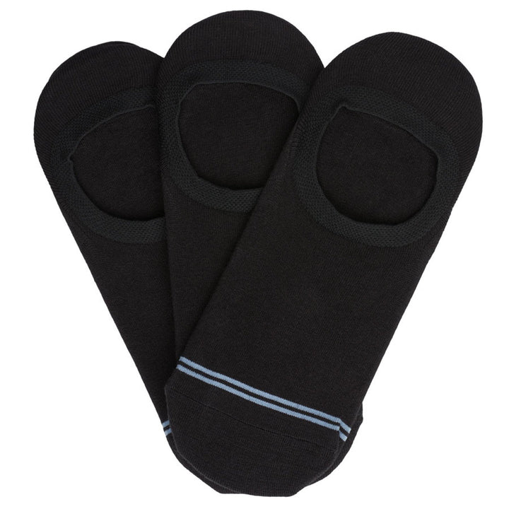 Luna Black No Show - 3-pack