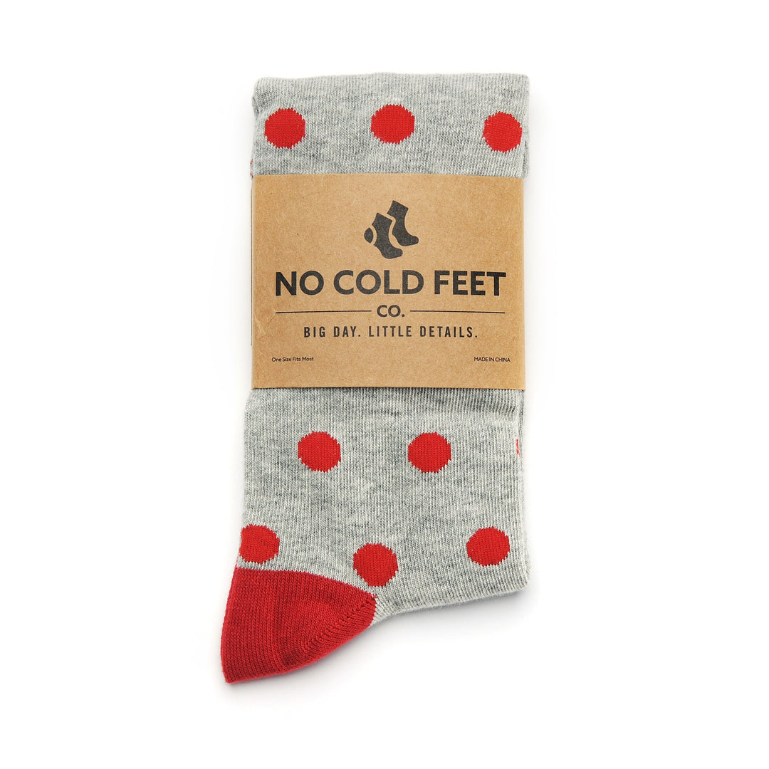 Red Polka Dot Socks