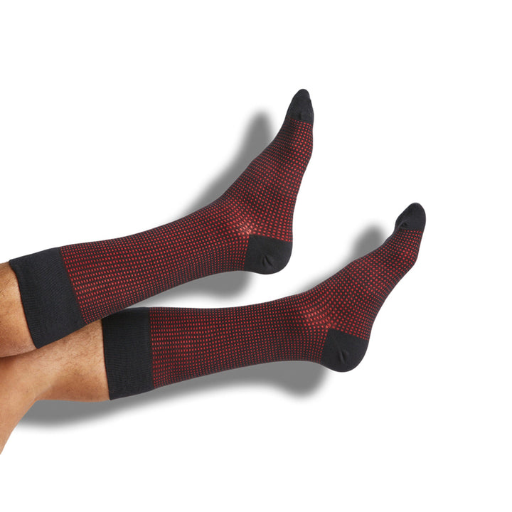Red / Black Mixed Socks 8 Pack