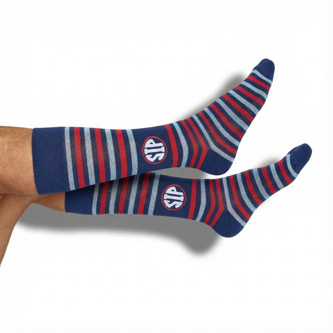 Stripe Sip Dress Socks
