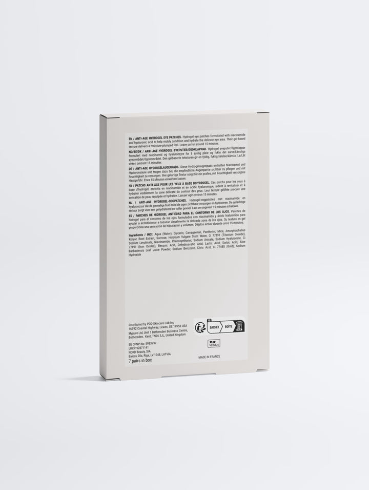 Anti-Age Niacinamide+HA Hydrogel Eye Patches