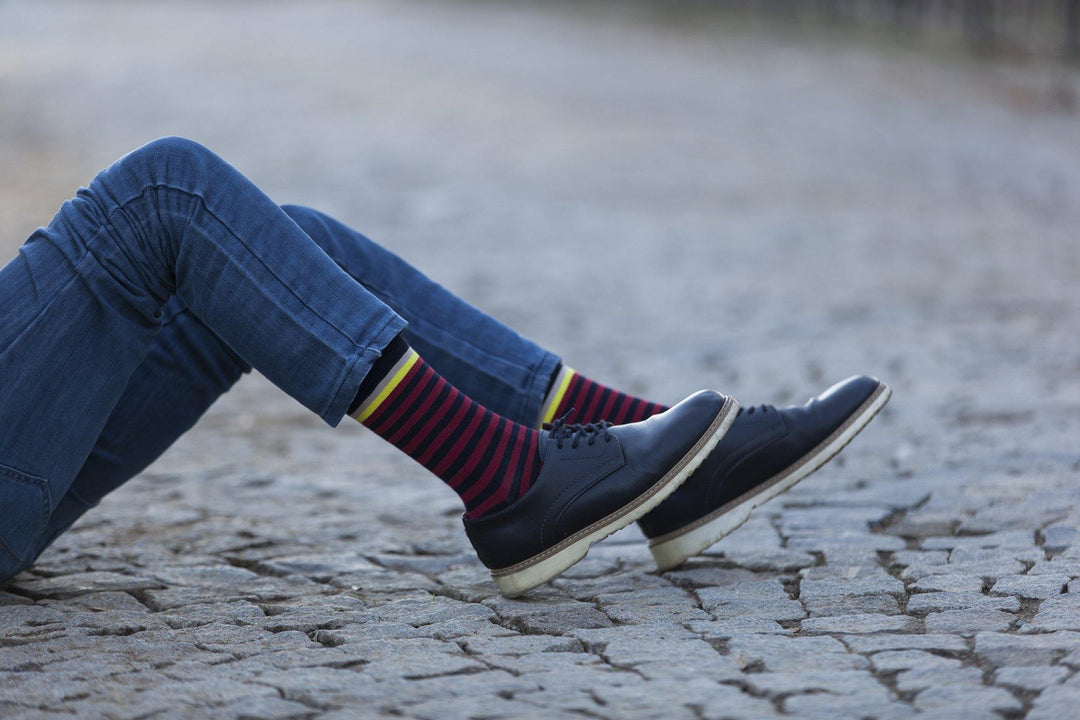 Men's Traditional Stripes Socks (5-Pack) - Castlebeard